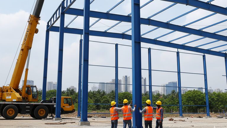 PEB_Installation_Stages_Explained_by_Top_PEB_Structure_Manufacturer