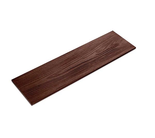 ArteSeries fiber cement teak wood plank: Coco Brown