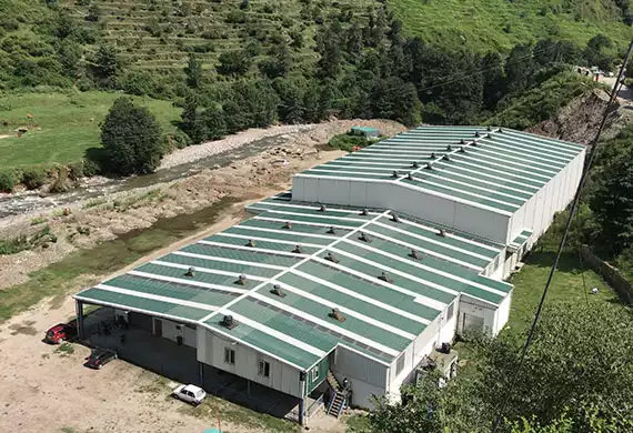 Everest Industries PEB warehouse building solution for Him Fresh Produce