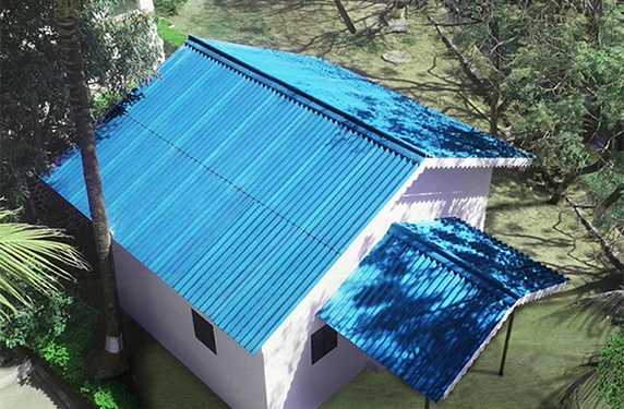 Anti-Fungal Superblue Everest Asbestos Roofing Sheets For House Roof