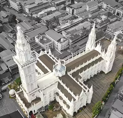 Basilica, the third-largest church in Asia, Thrissur, Kerala